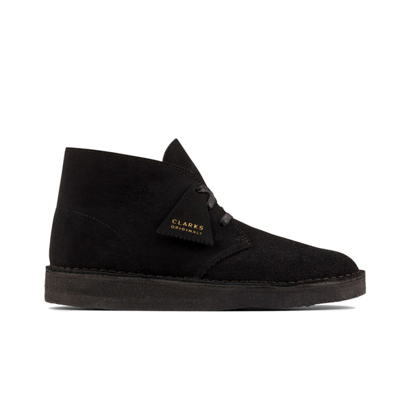 Clarks black desert boots sale sales