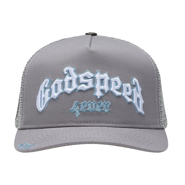 Godspeed Unisex Forever Trucker Hat Cool Grey– Premium Lounge NY