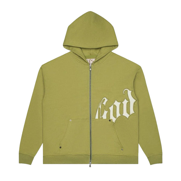 Godspeed Mens OG Logo Hoodie Olive– Premium Lounge NY