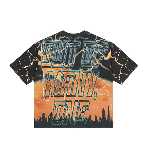 Godspeed Mens Voltage Crew Neck T-Shirt Orange | Premium Lounge NY