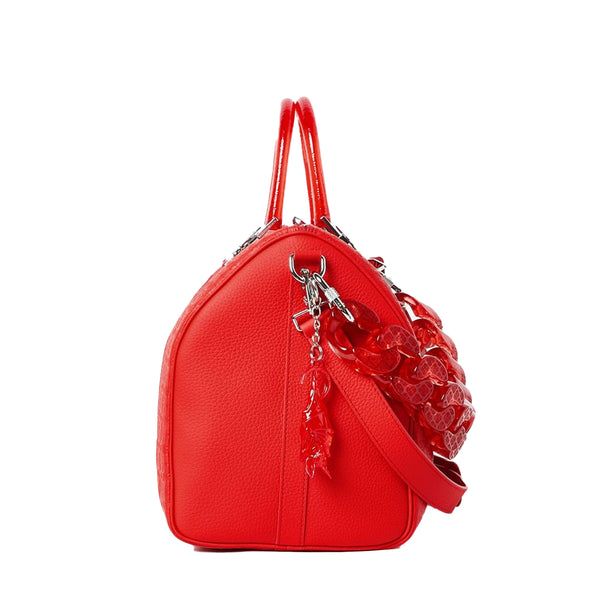 Guapi Unisex Blood Duffle Bag Red- Premium Lounge NY