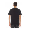 HVMAN Mens Novelty Blur Crew Neck T-shirt 323B7-TT12A Black