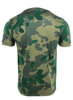 Inimigo Mens Patterned Crew Neck T-Shirt ITS4113-409 Camoflauge