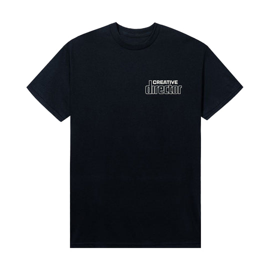 Market Studios Mens Creative Director Crew Neck T-Shirt MKT25Q2-SS0007 Pirate Black