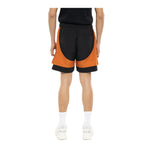Nash Mens Utility Cargo Shorts N002014 Vanta Black/Safety Orange
