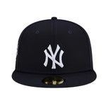 New Era Mens MLB New York Yankees Side Patch World Series 2000 59Fifty Fitted Hat 60188243 Navy, Grey Undervisor