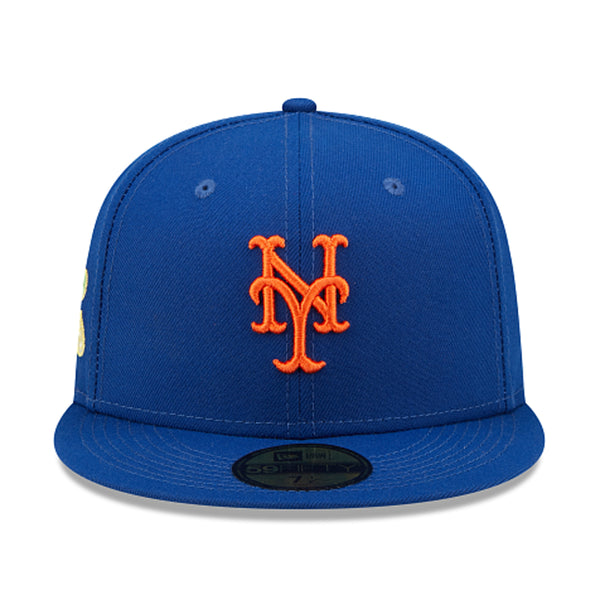 New Era Mens MLB New York Mets Citrus Pop 59Fifty Fitted Hat