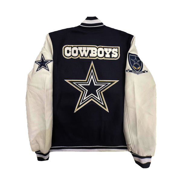 Pro Standard Mens NFL Dallas Cowboys Pro Prep Wool Varsity Jacket