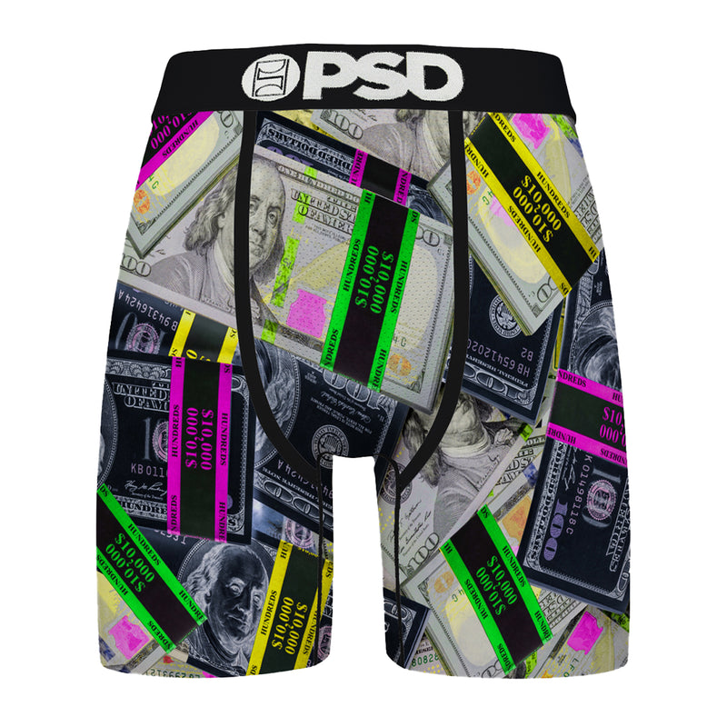 PSD Mens Neon Bands Boxer Brief 124180005-MUL Multicolor