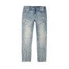Smoke Rise Mens Rip And Repair Denim Slim Fit Jeans JP23603 Geneva Blue