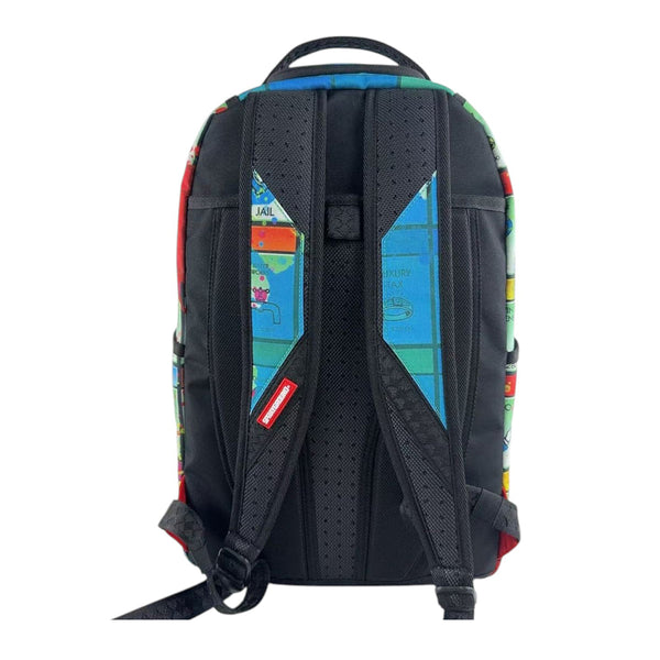 Sprayground Unisex Monopoly Man Sprayed Board DLXR Backpack
