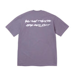 Supreme Mens Futura Box Logo Crew Neck T-Shirt SS24T21 Dusty Purple