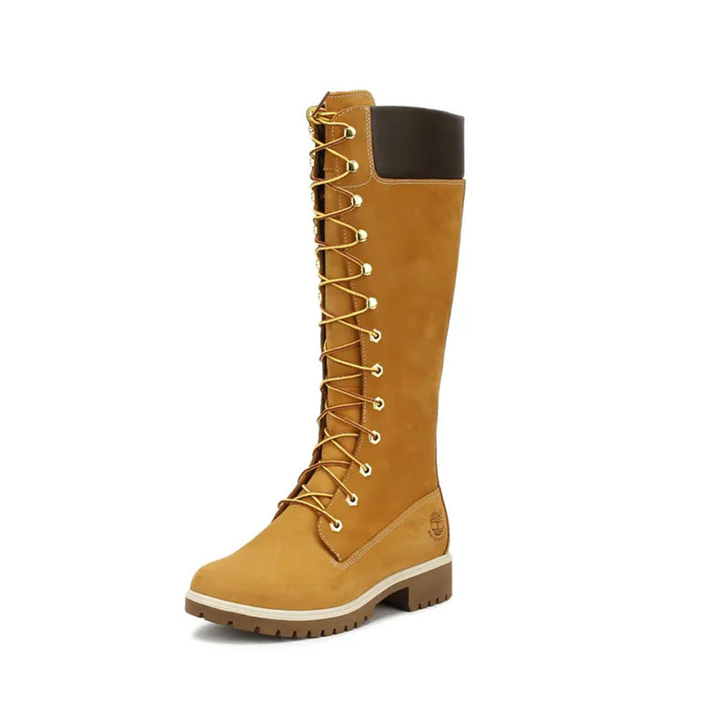 Timberland Womens Prem Waterproof Boots 14In 3752R Wheat