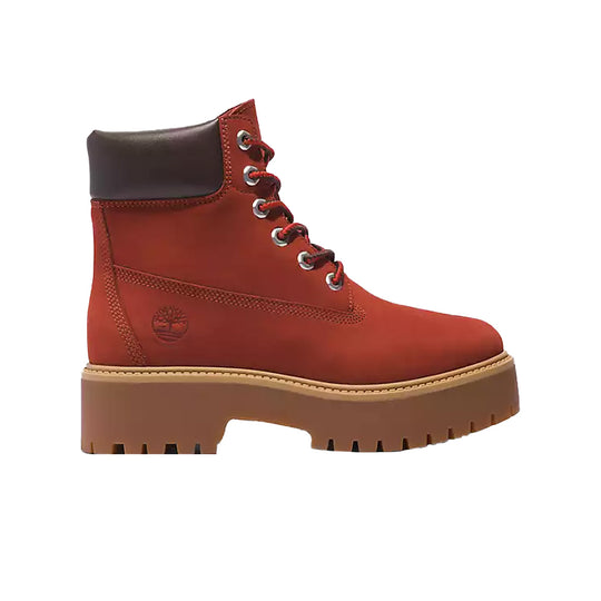 Timberland Womens 6-Inch Premium Stone Street Platform Boots TB0A42C7-DV9 Chili Oil