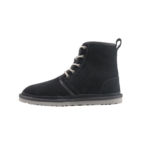 UGG Men\'s Harkley Waterproof Black Boots 7/10 UGG Harkley Fleece Lined Snow Boots Black 1016472-BLK main image 3