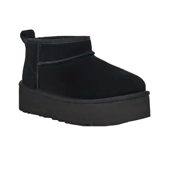UGG Kids Classic Ultra Mini Platform Boots 1157791K-BLK Black