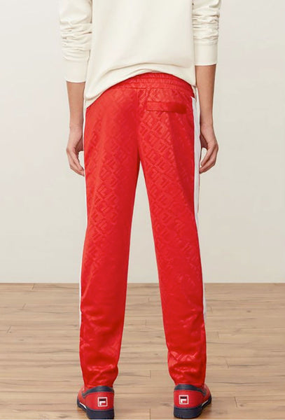 Fila Reggie Track Pants (Chinese Red/White, M)