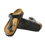 Birkenstock Unisex Gizeh Birko-Flor Sandals 0043691 Black, Regular Width