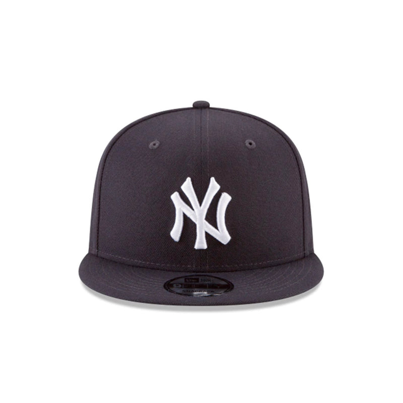 New Era Unisex MLB New York Yankees Basic 9Fifty Snapback Hat 11591024 Navy Blue, Grey Undervisor