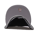 New Era Mens MLB Chicago White Sox 2005 World Series 59Fifty Fitted Hat 11783656 Black, Grey Undervisor