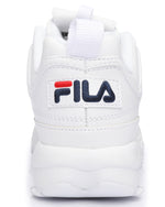 Fila Womens Disruptor II Premium Fashion Sneakers 5FM00002-125 White/Navy/Red