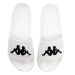 Kappa Unisex Authentic ADAM 2 Slides Slipper 303GAD0-902 White-Black 4