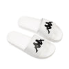 Kappa Unisex Authentic ADAM 2 Slides Slipper 303GAD0-902 White-Black 4