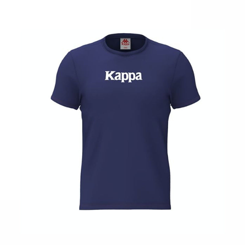 Kappa Mens Authentic Runis Graphic T-Shirts 311Bhuw-Ajk Navy/White