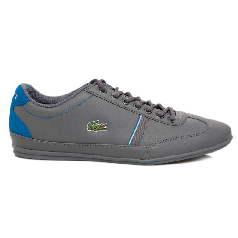 Lacoste Mens Misano Sport 118 1 Sneakers 35CAM0083-1Z8 Dark Grey/Blue
