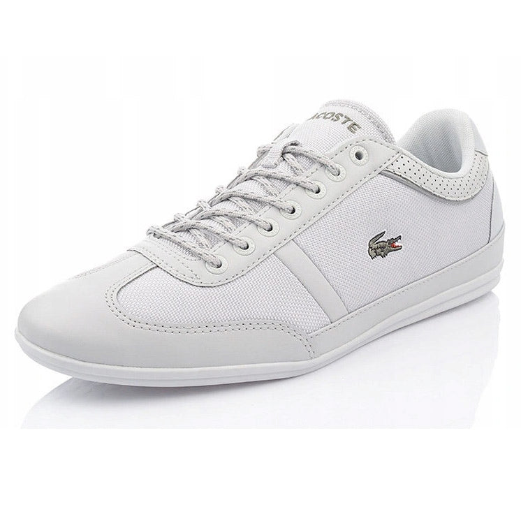 Lacoste Mens Misano Sport Casual Sneakers 7-35CAM008414C Light Grey