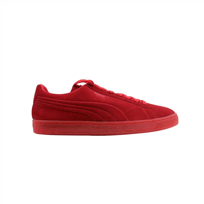 Puma Mens Suede Emboss Iced Casual Sneakers 361664-03 Red/Red