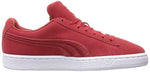 Puma Mens Suede Classic Badge Casual Sneakers 362594-02 Red/Wht