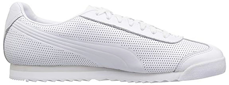 Puma Mens Roma DLX Perf Casual Sneakers 365440-01 White/White