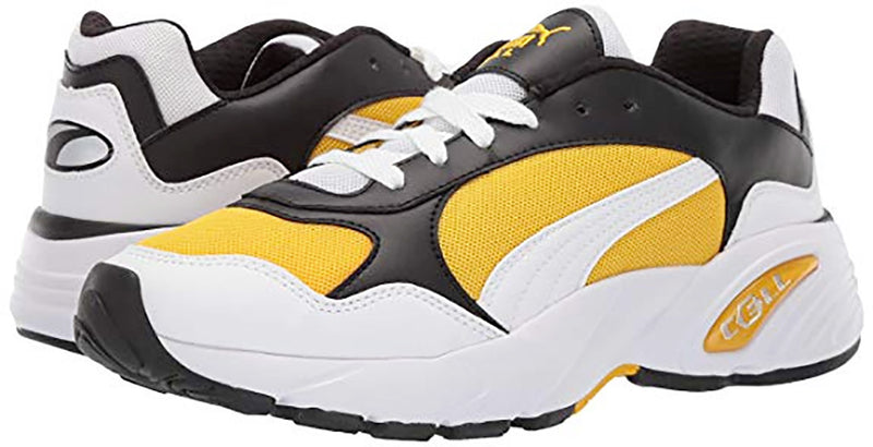 Puma Mens Cell Viper Casual Sneakers 369505-02 Yellow/White