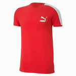 Puma Mens Iconic T7 Slim T-Shirt 581558-11 High Risk Red