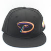 New Era Mens MLB Arizona Diamondbacks World Series 2001 59Fifty Fitted Hat 70067420 Black, Grey Undervisor