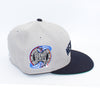New Era Mens 59 Fifty New York Yankees 2000 Ss Fitted Hat 70070062 Grey/Navy