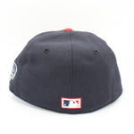 New Era Mens MLB St. Louis Cardinals World Series 2004 59Fifty Fitted Hat 70137654 Navy, Grey Undervisor
