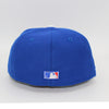 New Era Mens MLB Los Angeles Dodgers World Series 1988 59Fifty Fitted Hat 70584834 Royal Blue, Sky blue Undervisor