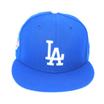 New Era Mens MLB Los Angeles Dodgers World Series 1988 59Fifty Fitted Hat 70587461 Blue, Grey Undervisor