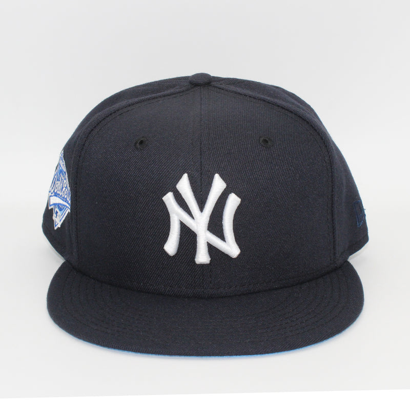New Era 59 Fifty New York Yankees 1996 Ws Fitted Hat 70590126 Navy Blue Brim 7 7/8
