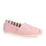 Toms Womens The Venice Collection Canvas Slip-Ons 10011677 Powder Pink