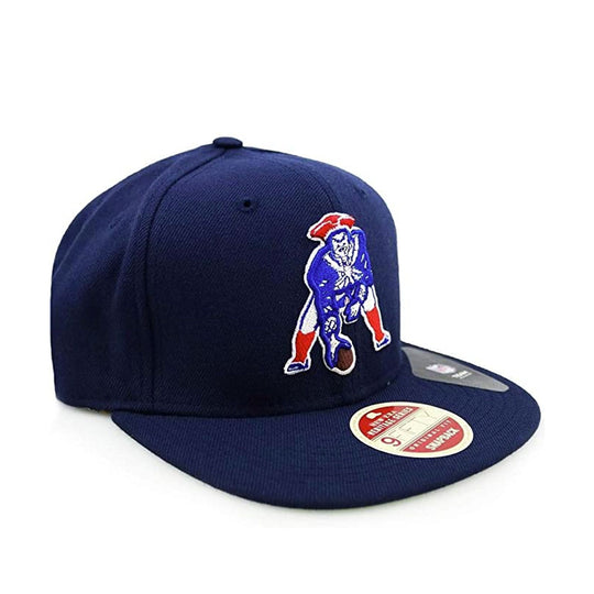 New Era Mens NFL New England Patriots Original Vintage 9Fifty Snapback Hat 80511258 Royal Blue