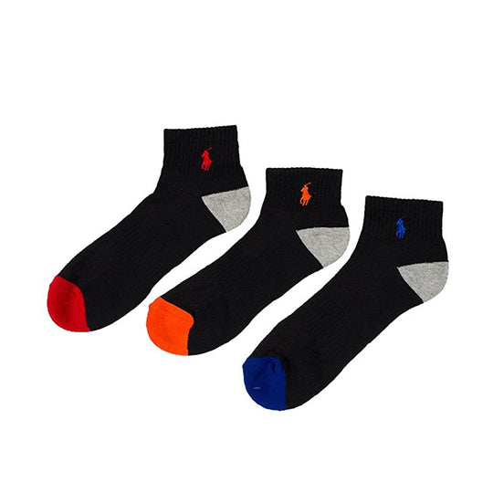 Polo Ralph Lauren Mens Classic Sport 6 Pack Socks 824006PK4 Bkast