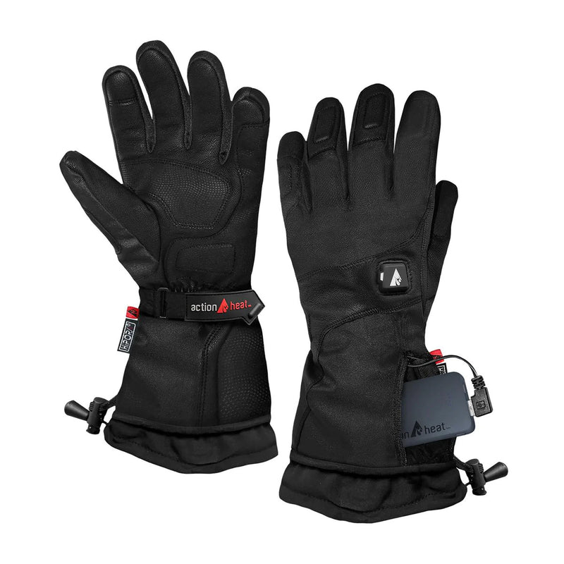 ActionHeat Womens 5V Battery Heated Softshell Vest (Black / Large)