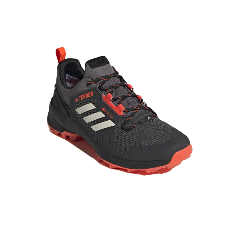 Adidas Mens Terrex Swift R3 GTX Hiking Shoes GW0254 Grey Four/Wonder White/Solar Red