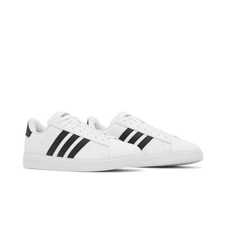 Adidas Mens Grand Court 2.0 Sneakers GW9195 Cloud White/Core Black/Cloud White