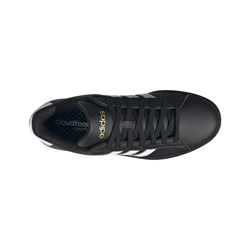 Adidas Womens Grand Court 2.0 Sneakers JH7243 Cblack/Ftwwht/Goldmt