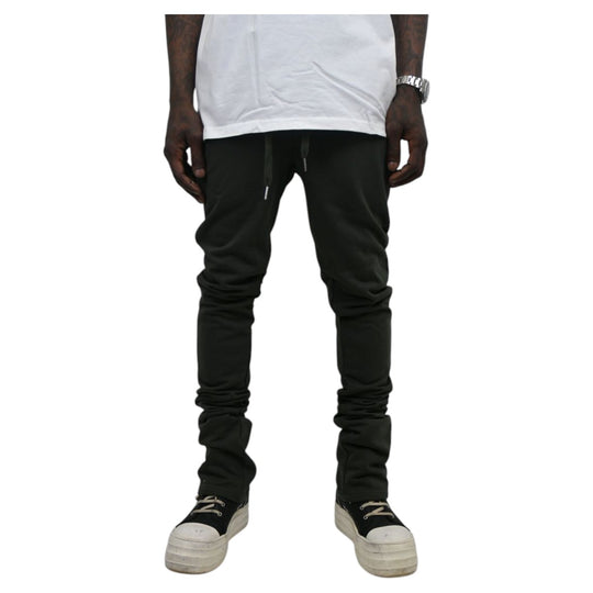 Armor Jeans Mens Stacked Sweatpants M5690-AJSKP Army