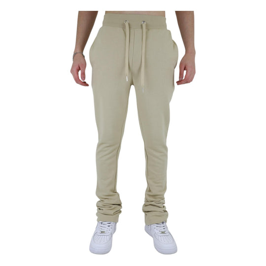Armor Jeans Mens Stacked Sweatpants M5690 Khaki